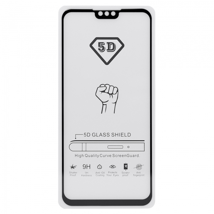 Защитное стекло для Samsung A51 / M31s Full Glue (Черный) 